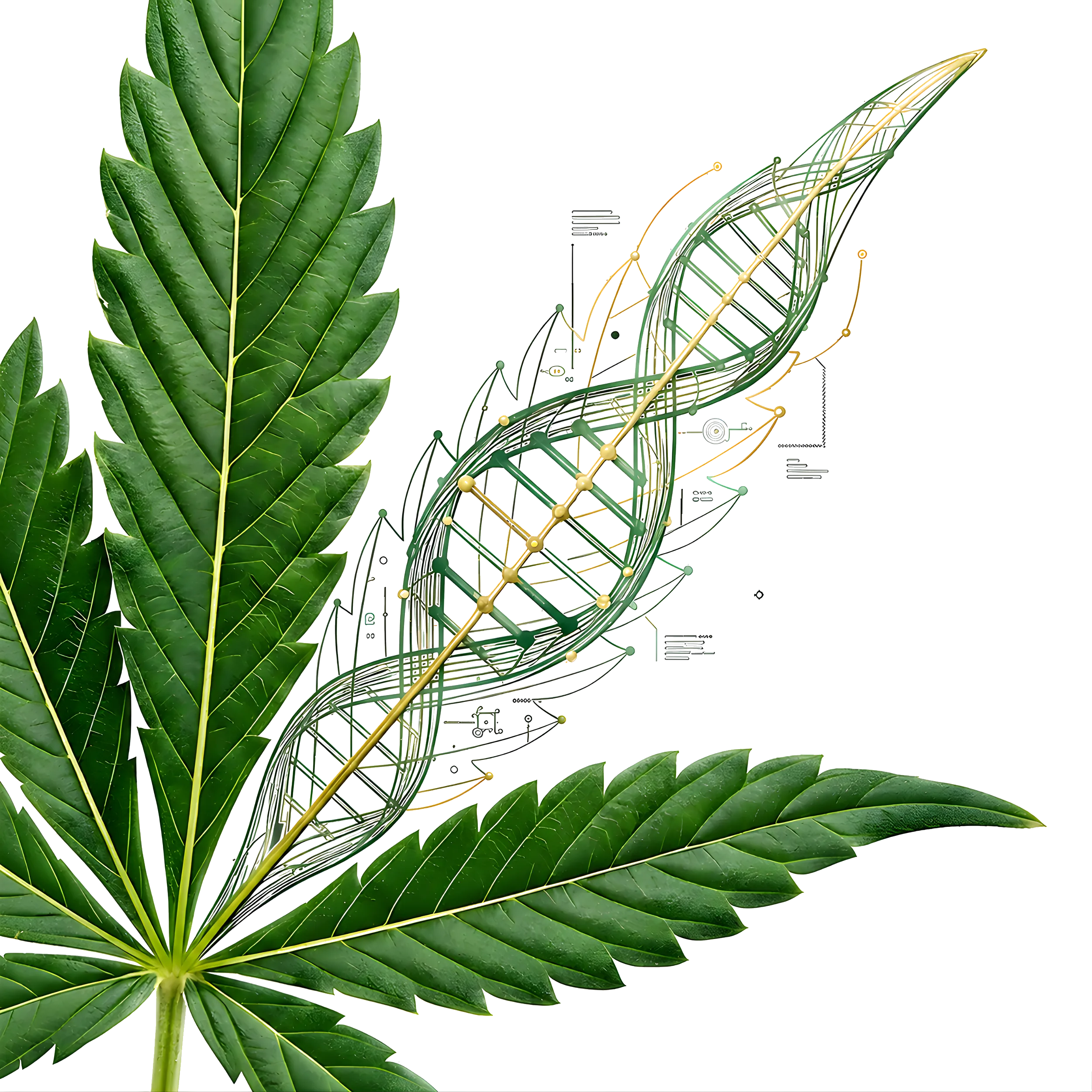 Hoja de cannabis