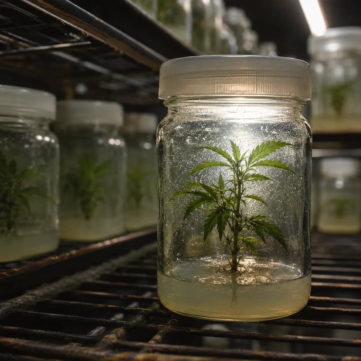 Cultivo in vitro en banco de germoplasma